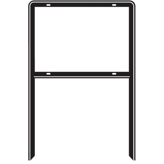 Hy-Ko English Sign Frame Metal 41.5 in. H x 25.5 in. W