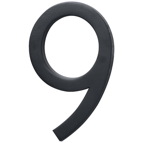 Hy-Ko Floating Mount House Numbers, Modern Raised Metal House Numbers for Outside, Durable Convenient Marking for Home Address with Included Mounting Hardware for Simple Installation