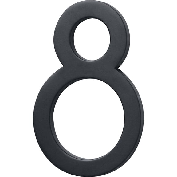 Hy-Ko Floating Mount House Numbers, Modern Raised Metal House Numbers for Outside, Durable Convenient Marking for Home Address with Included Mounting Hardware for Simple Installation