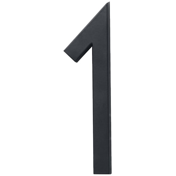 Hy-Ko Floating Mount House Numbers, Modern Raised Metal House Numbers for Outside, Durable Convenient Marking for Home Address with Included Mounting Hardware for Simple Installation