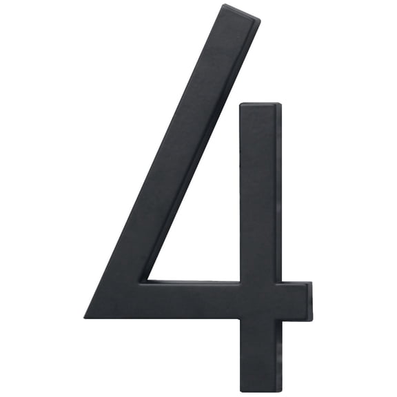Hy-Ko Floating Mount House Numbers, Modern Raised Metal House Numbers for Outside, Durable Convenient Marking for Home Address with Included Mounting Hardware for Simple Installation