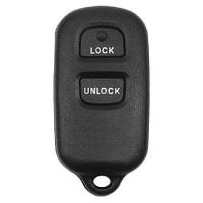Hy-Ko Key Fob Shell, Plastic, Black