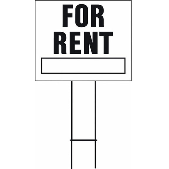 Hy-Ko Corrugated Plastic Sign, For Rent LFR-4