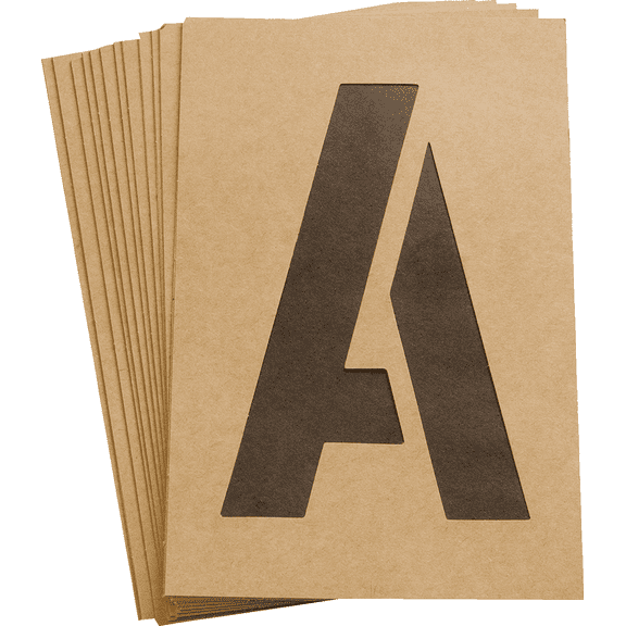 Hy-Ko Letter, Number & Symbol Stencil Set - Pack of 4  Residential Use, Standard Application