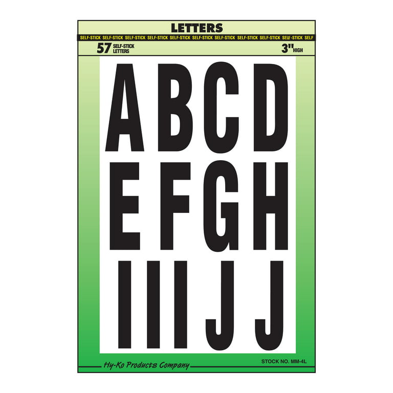Self Adhesive Letters Stick On Vinyl Letters Capital Letter - Temu