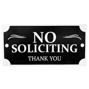 Hy-Ko No Soliciting House Plaque PLQ-001