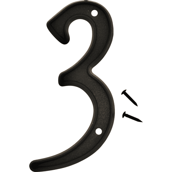 Hy-Ko Product - Hy-Ko Plastic Script Style Number - Pack of 12