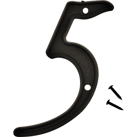 Hy-Ko Plastic Script Style Number - Pack of 12 Residential Use, Standard Application