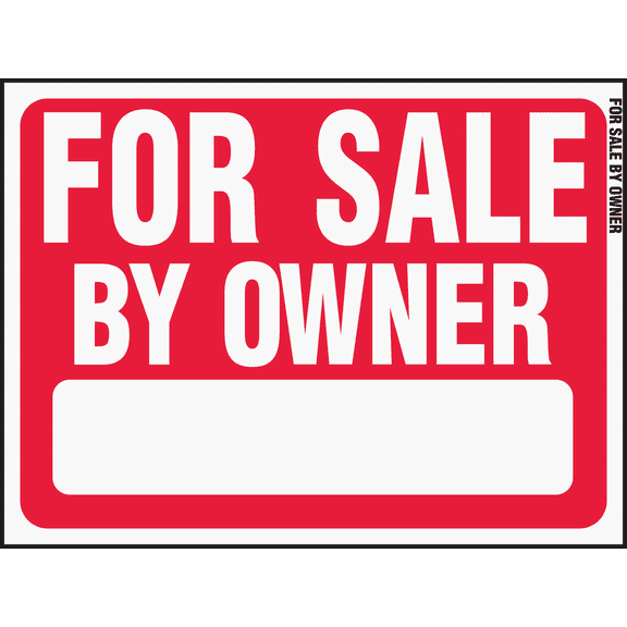 Hy-Ko Plastic Sign - Pack of 2 Residential Use, Standard Application