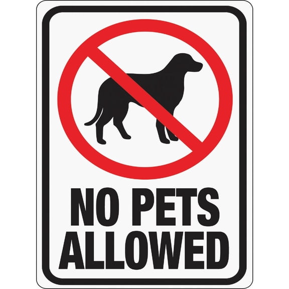 Hy-Ko Plastic Signs, 12 x 8.5, Durable Long-Lasting Contrasting Posted Signs for Outdoor Use for Businesses, Property, Clear & Easy to Read Informational Display