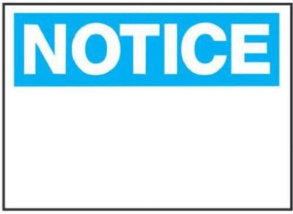 HY-KO PROD Notice Sign, 10