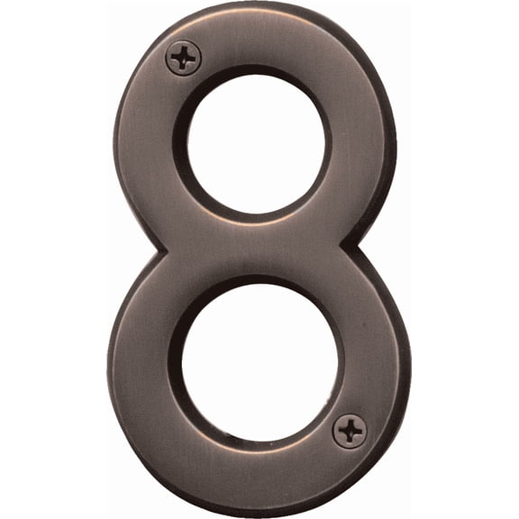 Hy-Ko Prestige Oil-Rubbed Bronze Number - Single Pack  Residential Use, Standard Application