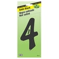 thumbnail image 1 of Hillman Metal Number 4 - Satin Black Finish, Easy Installation - 4 Inch, 1 of 2