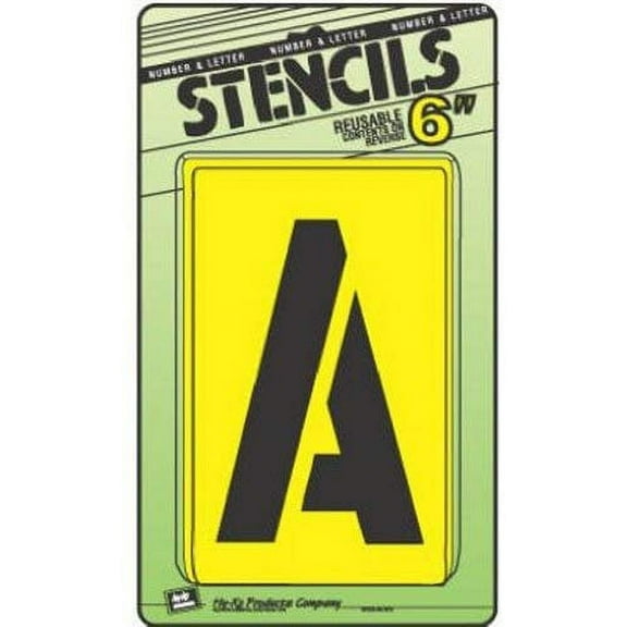 Hy-Ko Prod Co 6" Letter/Number Stencil Set