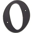 thumbnail image 1 of Hy-Ko Products 30210 Plastic House Number 0 (Zero), 6" High, Black, 1 of 2