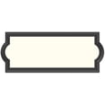 thumbnail image 1 of Hy-Ko Products AK-460 Rectangular Address Plaque 6" x 15.5" Black, 1 Piece, 1 of 5