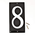thumbnail image 1 of Hy-Ko Products CA-25/8 Aluminum House Number 8 Eight, Black with Reflective, 1 of 1