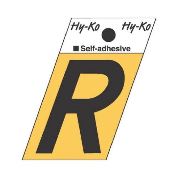 Self Stick Reflective Letter Number [Set of 10] Number: 9