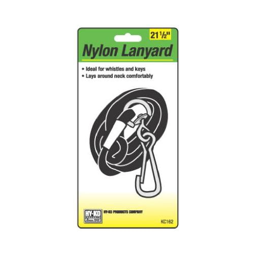 Hy-Ko Products KC162 Nylon Lanyard Metal Clip 21. 5 inch