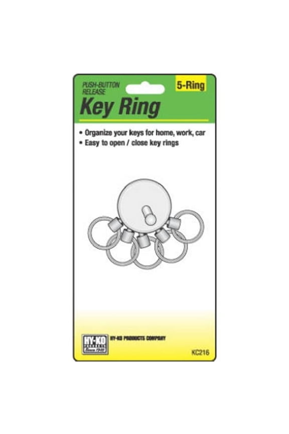 Products KC216 Key Release Key Ring Pack of 5