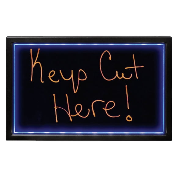 Hy-Ko LED Message Board Neon - LED, Multicolor, Indoor - 23-5/8" x 14-3/4"