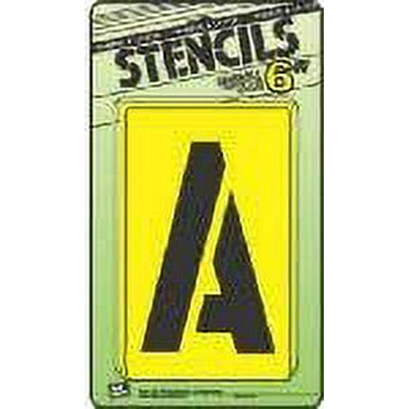 Hy-Ko ST-6 6" Reusable Number & Letter Stencil