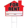 thumbnail image 1 of Hy-Ko Corrugated Plastic Sign, House For Rent RS-901 Pack of 5, 1 of 2
