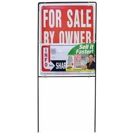 Hy-Ko Sign W/Frame 14" X 18" For Sale By Owner — Residential Use, Standard Application