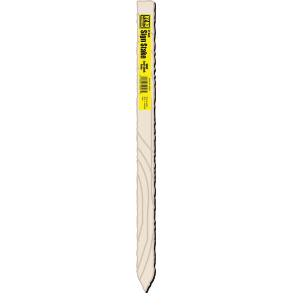 Hy-Ko Wooden Sign Stakes - Pack of 12  Residential Use, Standard Application