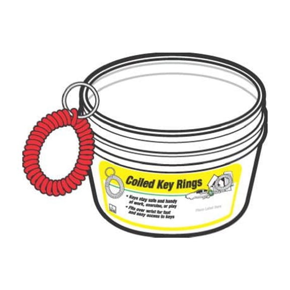 HYKO KEY RING COILED BUCKET