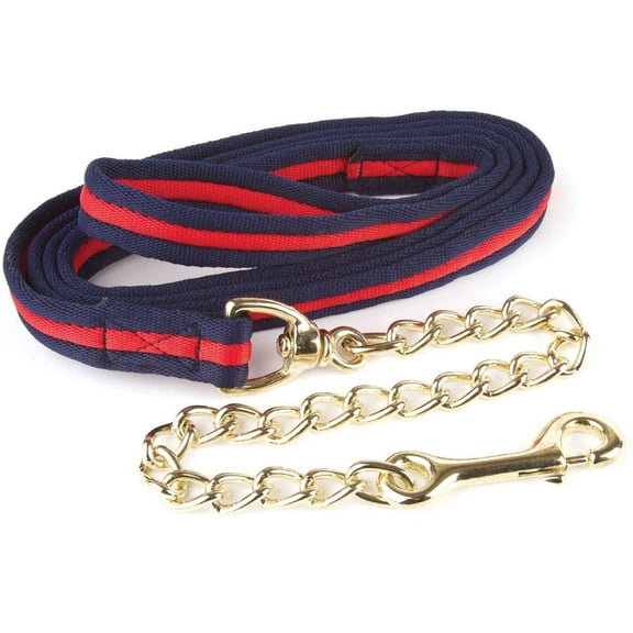 Hy Soft Webbing Lead Rein With Chain