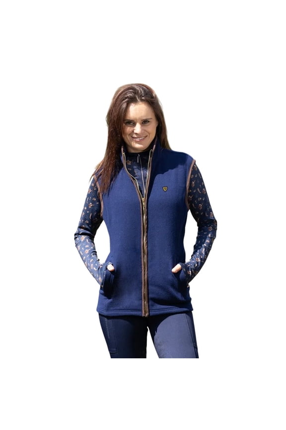 Womens Elevate Essential Suede Vest