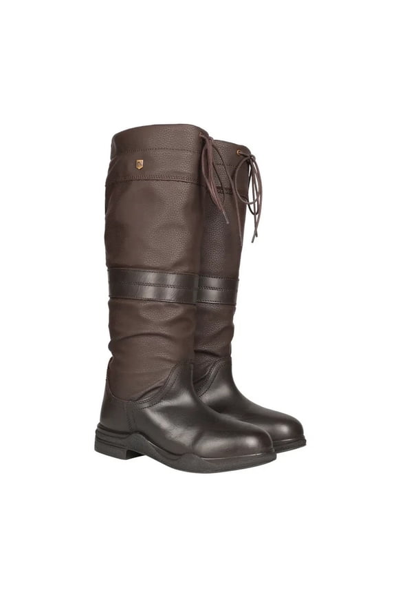 Womens Mossley Buff Leather Country Boots
