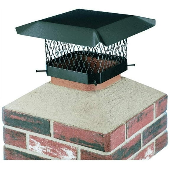 Hy-c Sc1313 Chimney Cap 13"x13" - Black Galvanized Steel