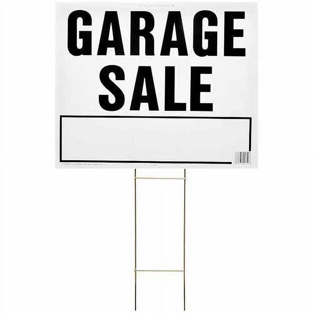 Hy-Ko Corrugated Plastic Sign, Garage Sale LGS-2