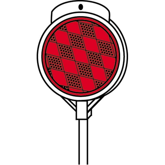 Hy-Ko Driveway Visibility Marker Red Plastic - Walkway Light - 48 In.