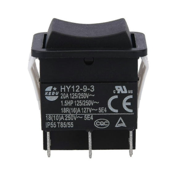 Hy12-9-3 Rocker Switch Safe Arc Industrial Single Pole Easy Install Push Button