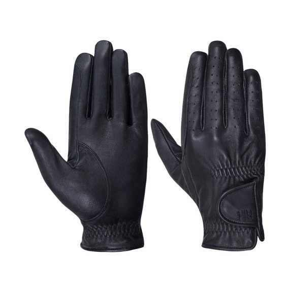 Hy5 Adults Leather Riding Gloves