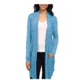 thumbnail image 1 of HyBrid & Company Womens Kimono Casual Open Front Drape Long Cardigan with Pockets, 1 of 2