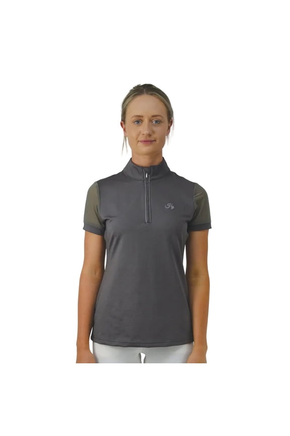 Womens Maddie Mesh Sleeved Show Shirt