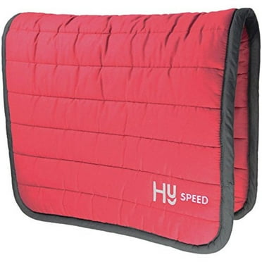 Hy Equestrian Neon Reversible Comfort Quilted Saddle Pad Yellow/Green/Orange