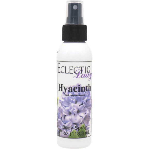 Hyacinth Body Spray, Eclectic Lady, Hydrating Mist, Unisex, 2 oz