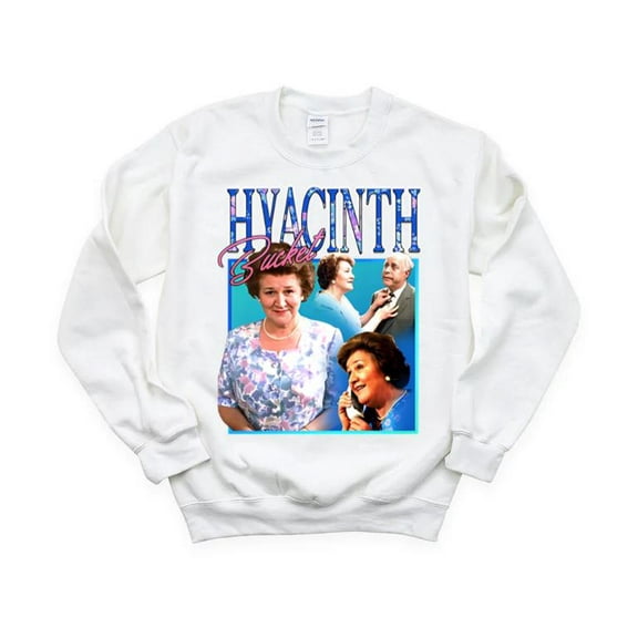 Hyacinth Bucket Keeping Up Appearances Funny Mrs Bucket Retro 90s TV Show Sweatshirt, for men & women, up to size 5XL