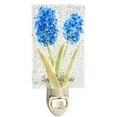 thumbnail image 1 of Hyacinth Flower Nightlight - Fused Art Glass Plug In Night Light, 1 of 4