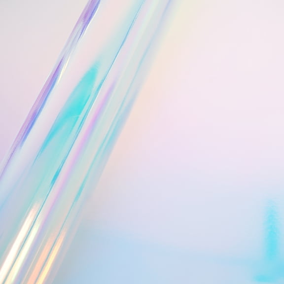 Hyacinth Holographic Heat Transfer Vinyl by Make Market – 12" x 24" Sheets for Iron-On Apparel & Accessories - Compatible with Most Cutting Machines - Lead & Phthalate Free - 12 Pack