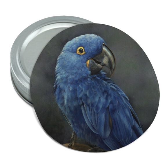 Hyacinth Macaw Parrot Round Rubber Non-Slip Jar Gripper Lid Opener