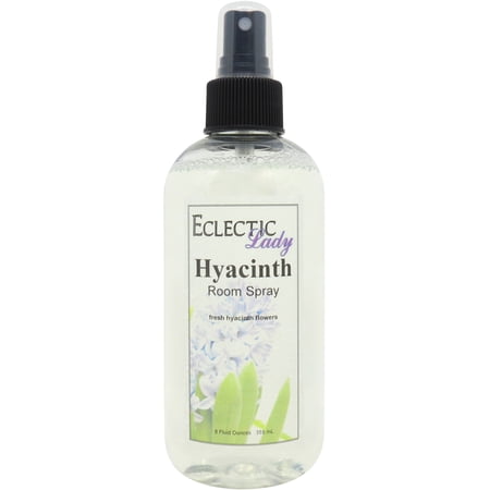Hyacinth Room Spray by Eclectic Lady, 8 Ounces, Fragrant Aromatic Room Mist For Home, Room, Office
