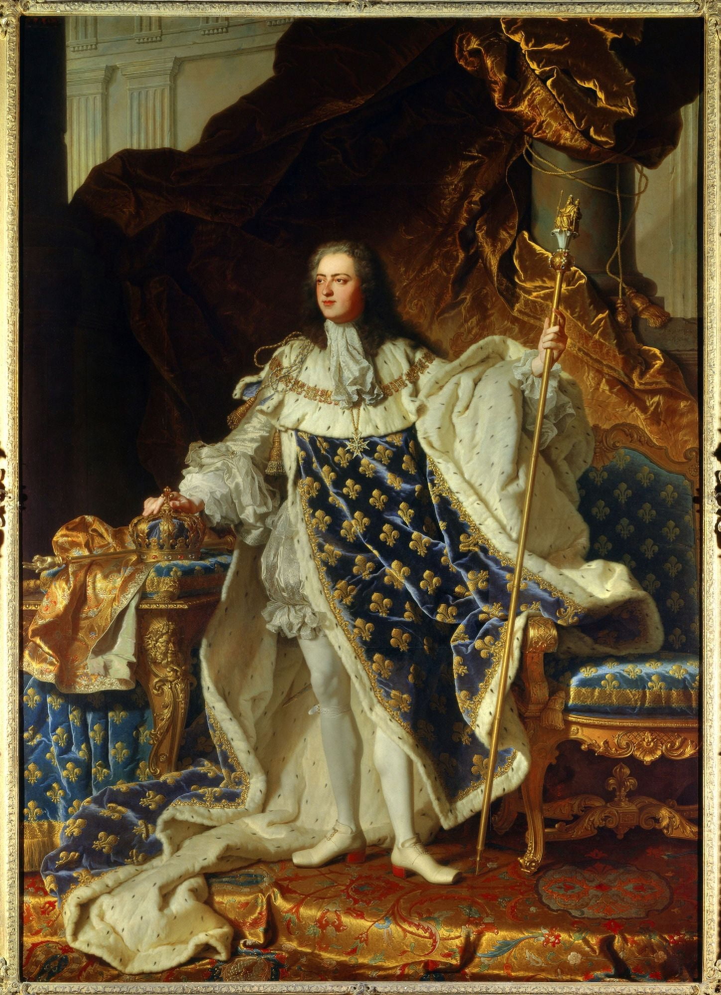 Hyacinthe Rigaud (1659-1743) French School Canvas Art - (18 x 24)