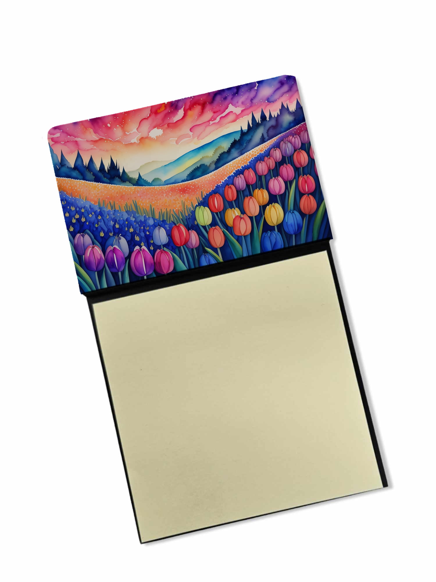 Hyacinths in Color Sticky Note Holder 3.25 in x 5.25 in