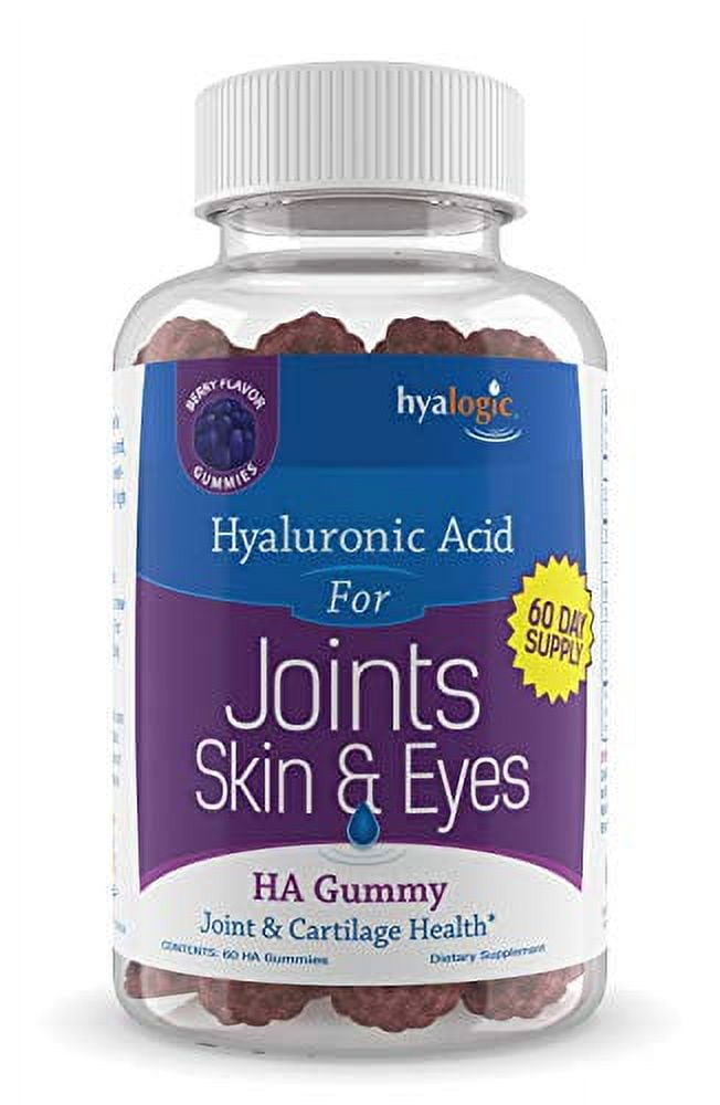 Hyalogic Chewy HA Gummies Mixed Berry Flavor Hyaluronic Acid Gummies